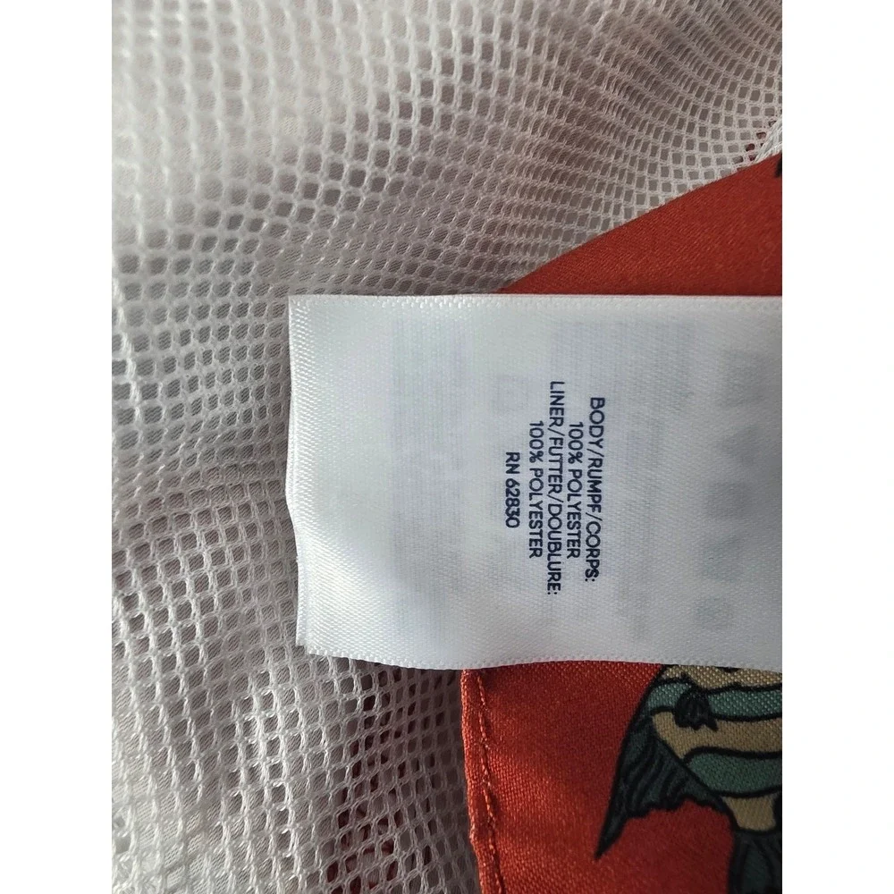 Lands‎ End Swim Trunks XL 40/42 Mens Fish Print Mesh Lined Pockets Beach Lake